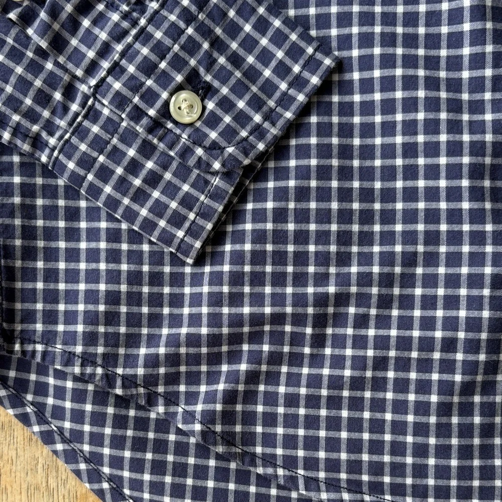 Ralph Lauren Boys Navy Plaid Shirt 4t - Picture 5 of 6